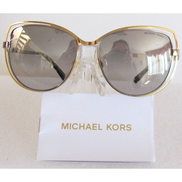 MICHAEL KORS AUDRINA 140-15-58 SILVER AND GOLD COLOR METAL SUNGLASSES main image 9